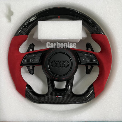 Audi Steering Wheel   (Carbon Fiber +Alcantara) #05
